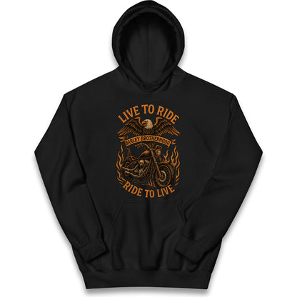 Harley Brotherhood Kids Hoodie
