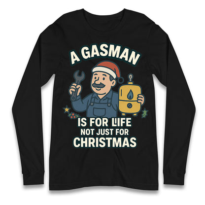 Gasman Christmas Longsleeve T Shirt