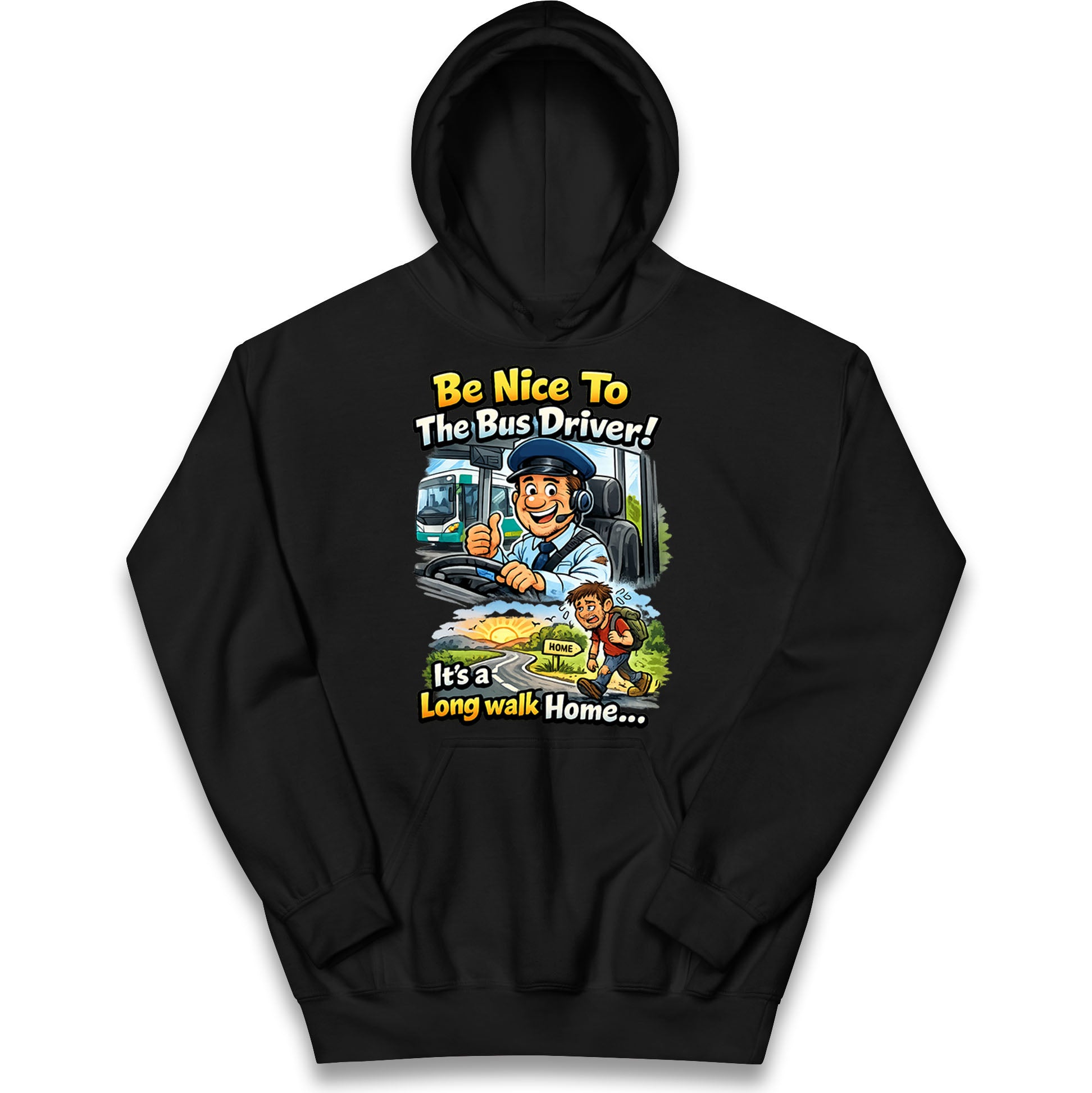 Bus Driver Kids Hoodie