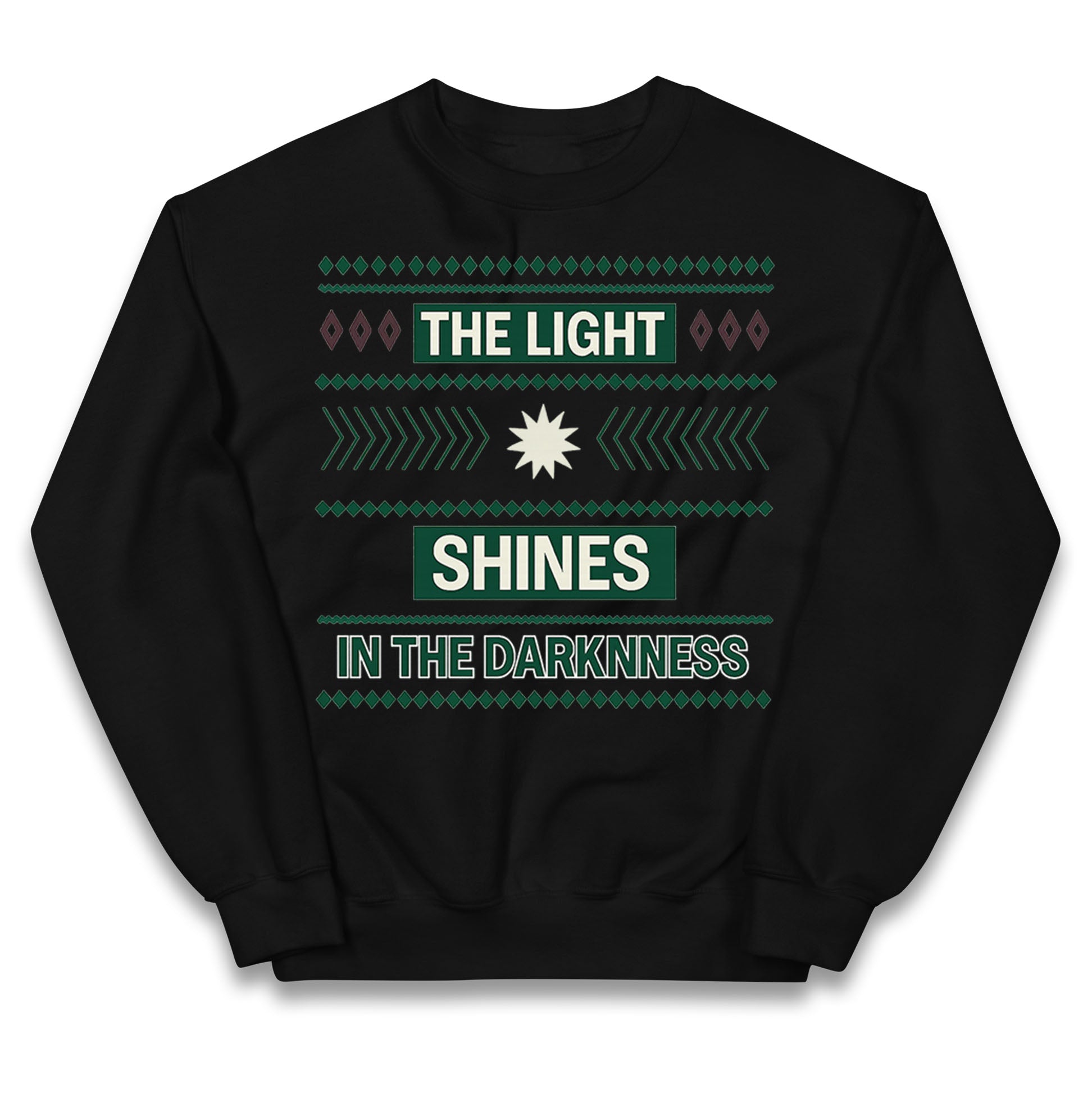 The Light Shines in the Darkness Kids Jumper