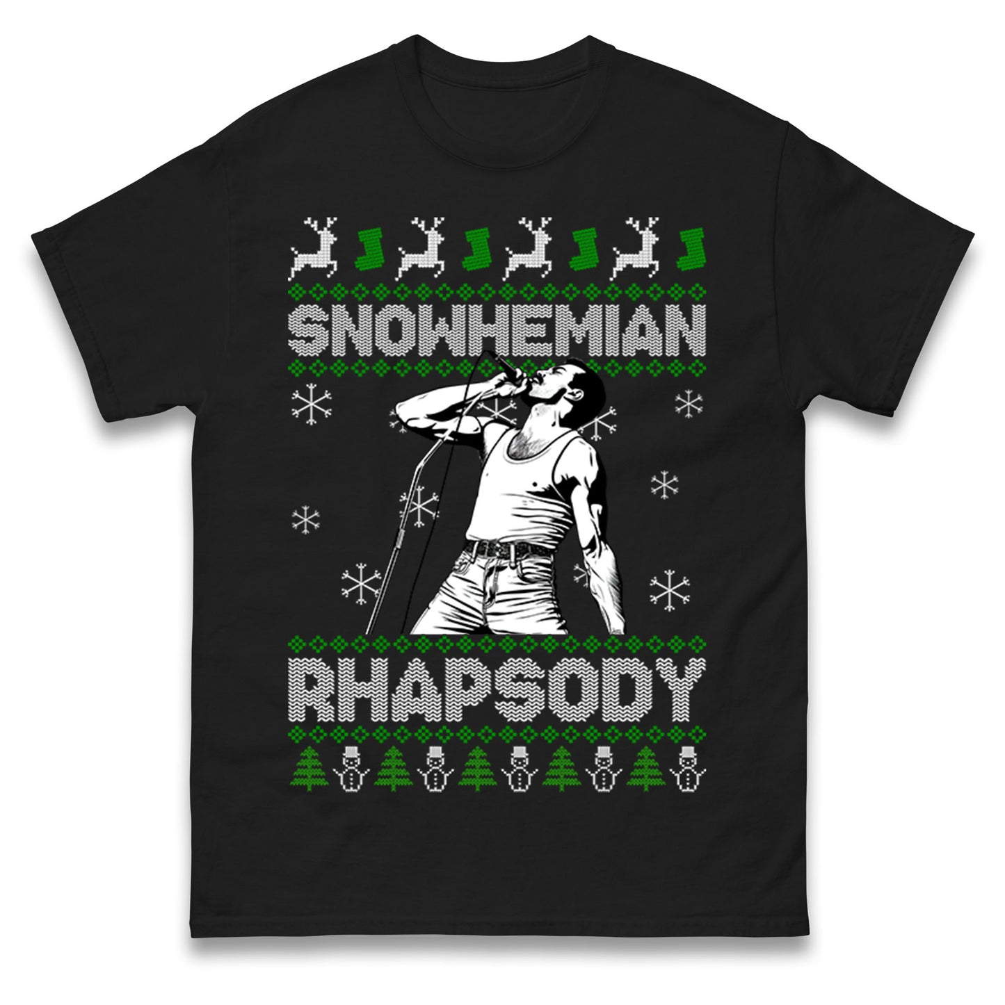 Freddie Mercury Christmas T Shirt