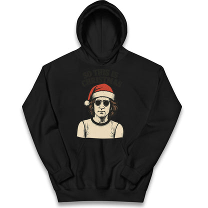 Christmas John Lennon Christmas Kids Hoodie 