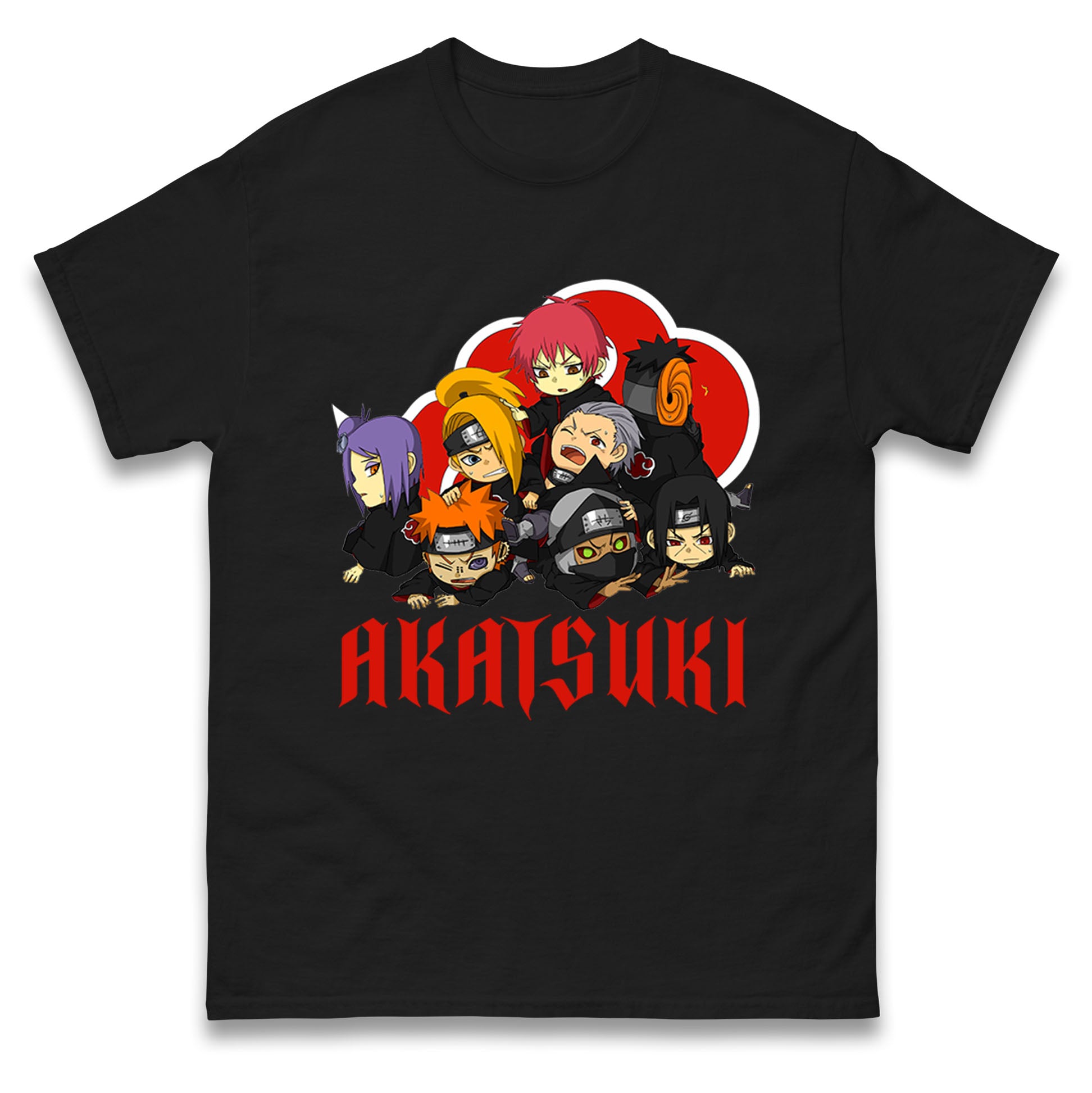 naruto shippuden akatsuki t shirt
