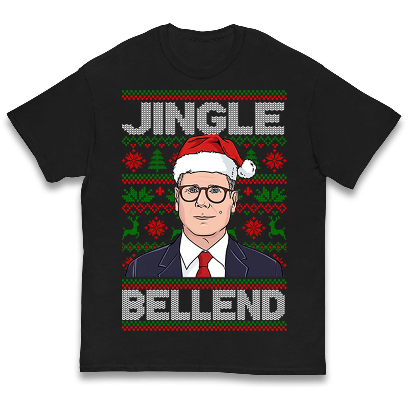 Keir Starmer Jingle Bell End Kids T Shirt