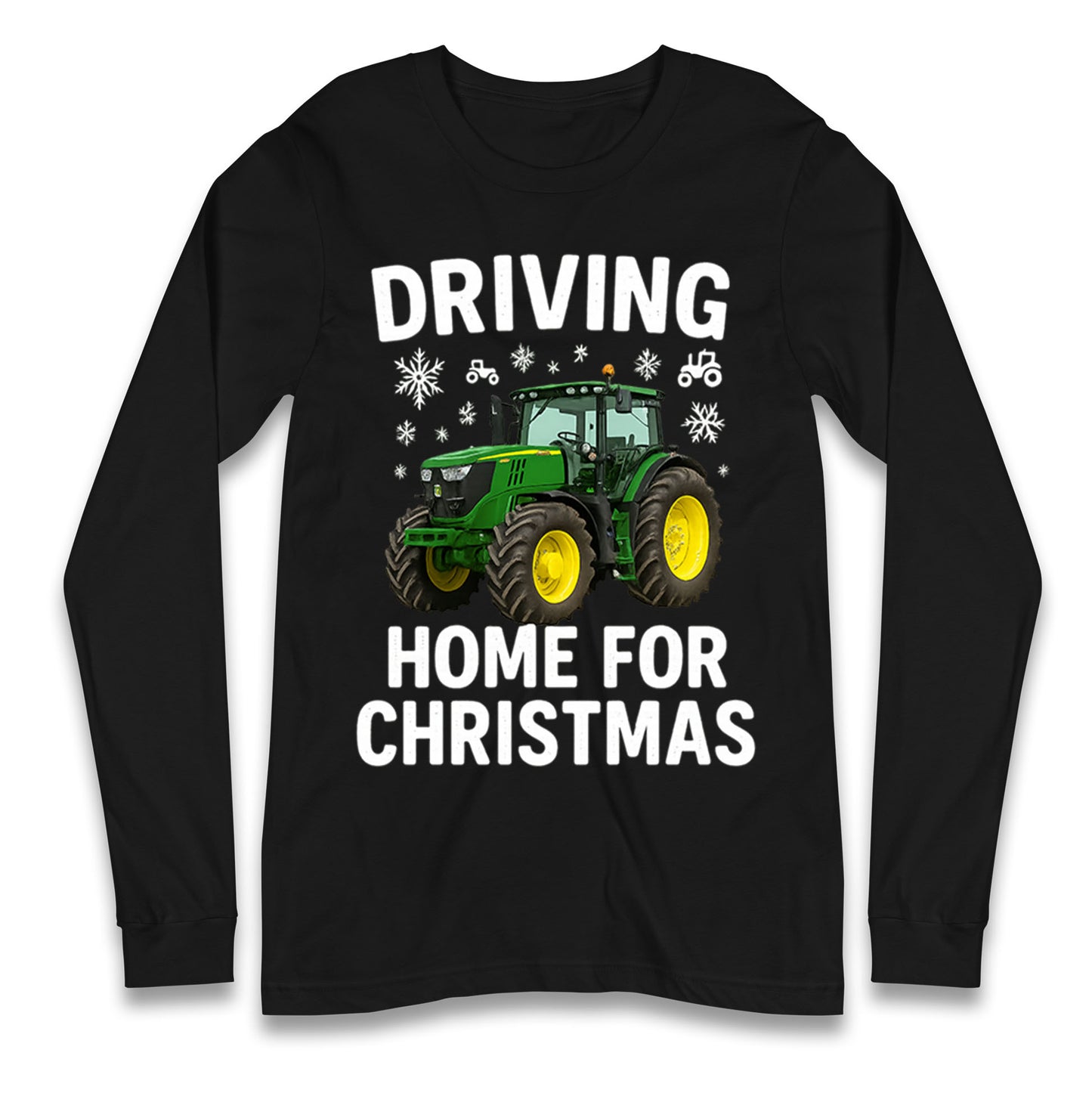 John Deere Tractor Christmas Longsleeve T Shirt 