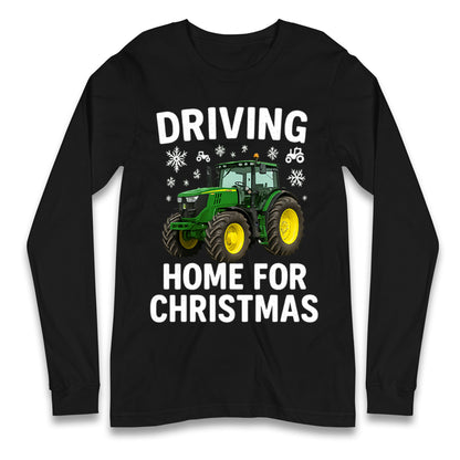 John Deere Tractor Christmas Longsleeve T Shirt 