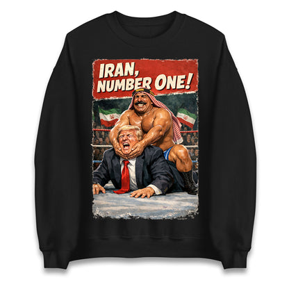 Donald Trump Iron Sheik Iran Wrestling Jumper