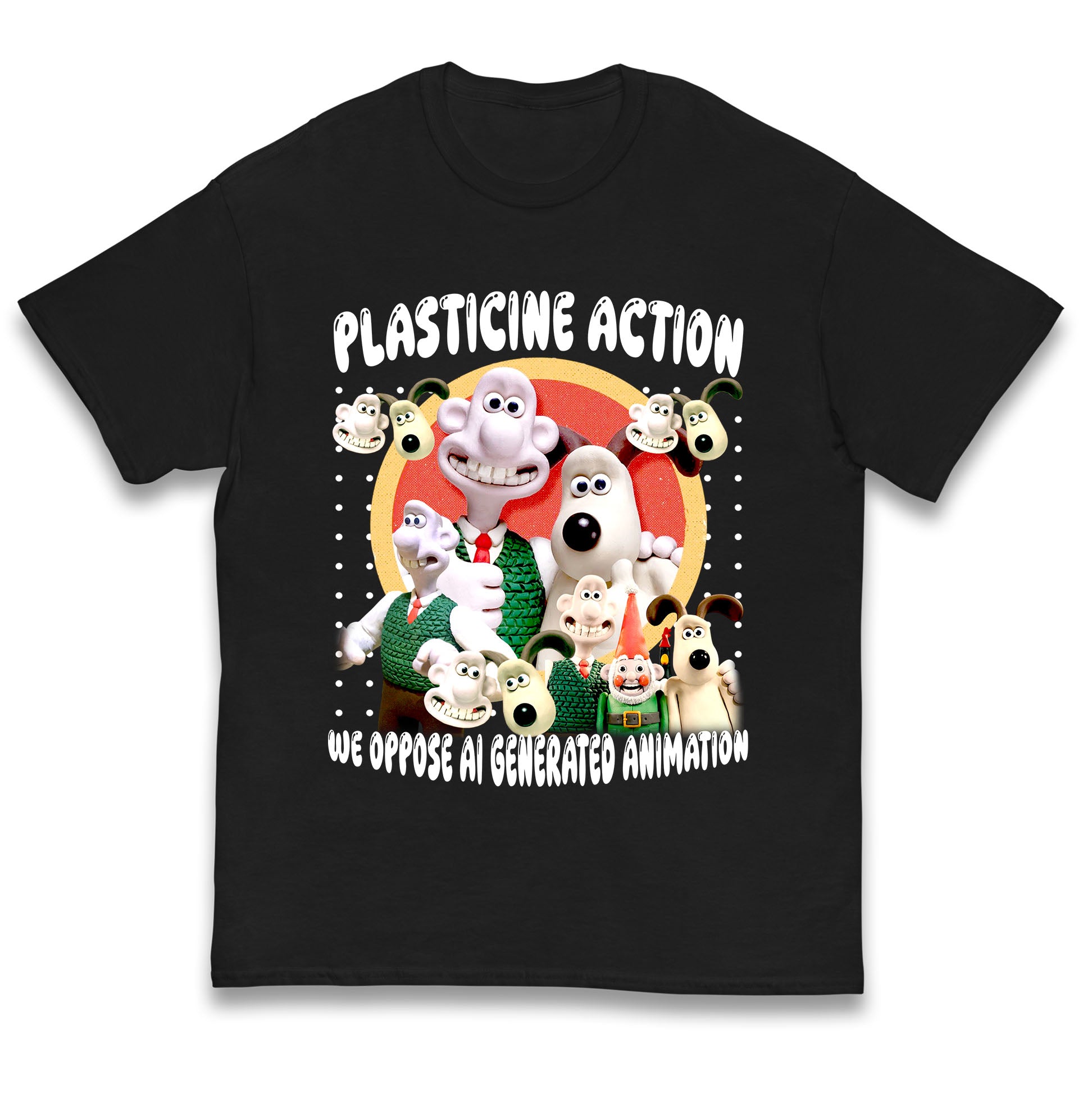 Plasticine Action Figure Kids T Shirt