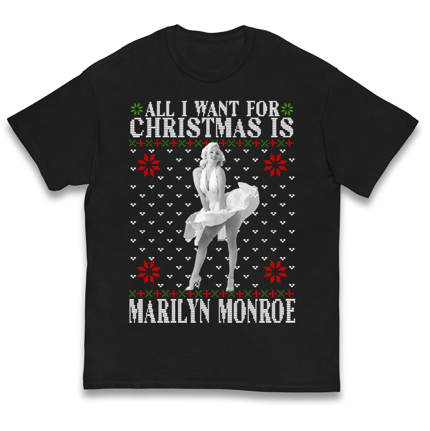 marilyn monroe christmas t shirt
