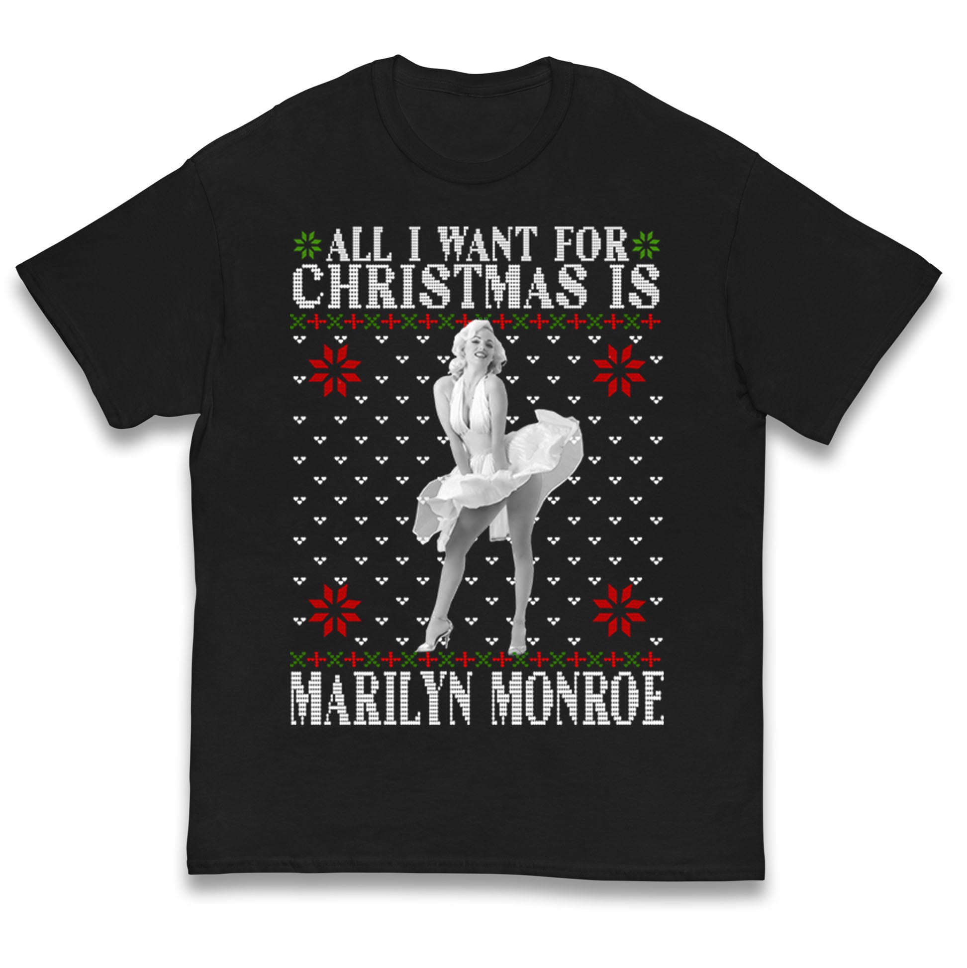 marilyn monroe christmas t shirt