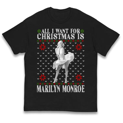 marilyn monroe christmas t shirt