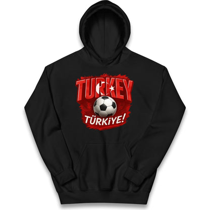 Turkey Retro World Cup Kids Hoodie