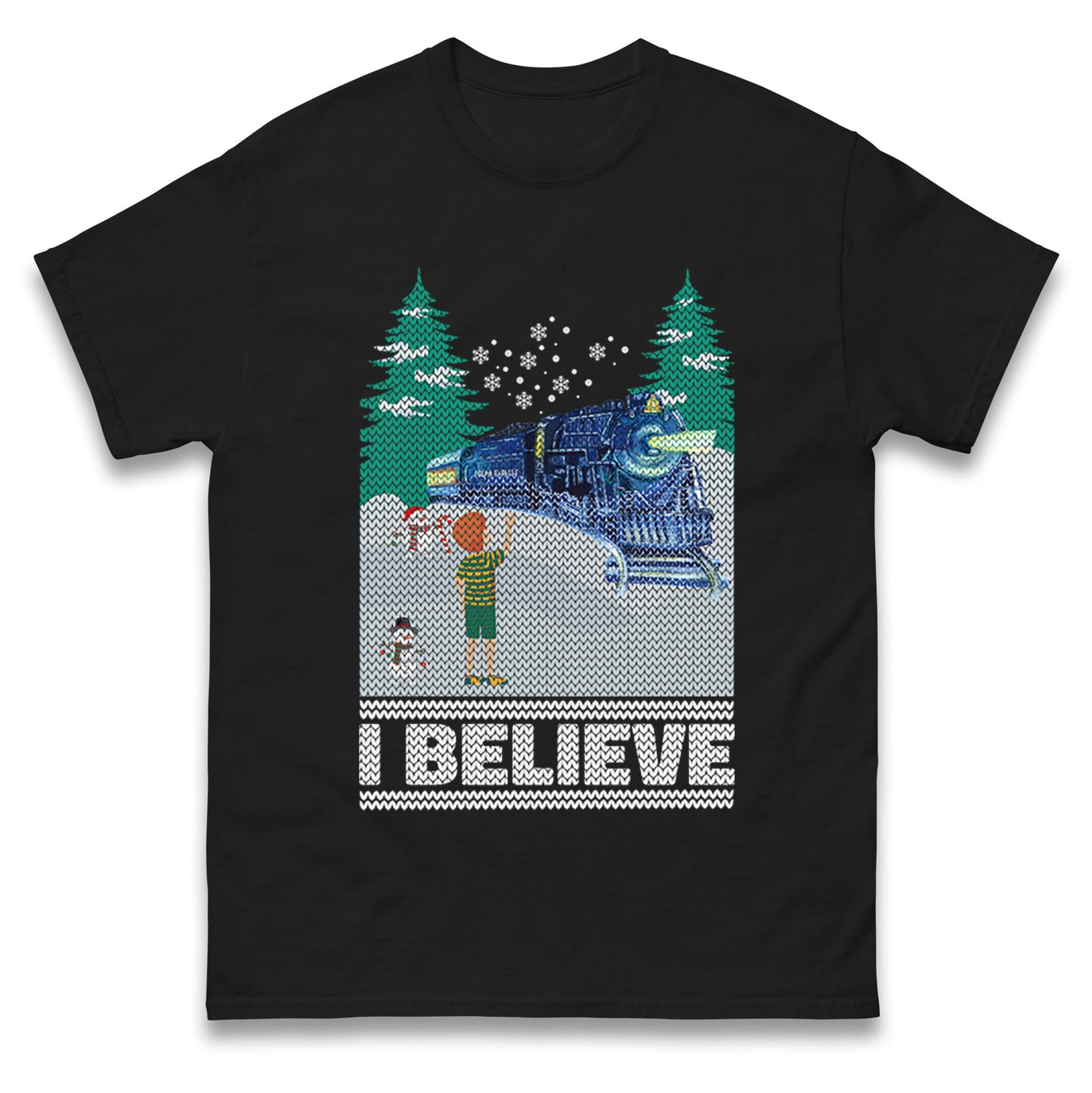 I Beleive Polar Express Christmas t shirts