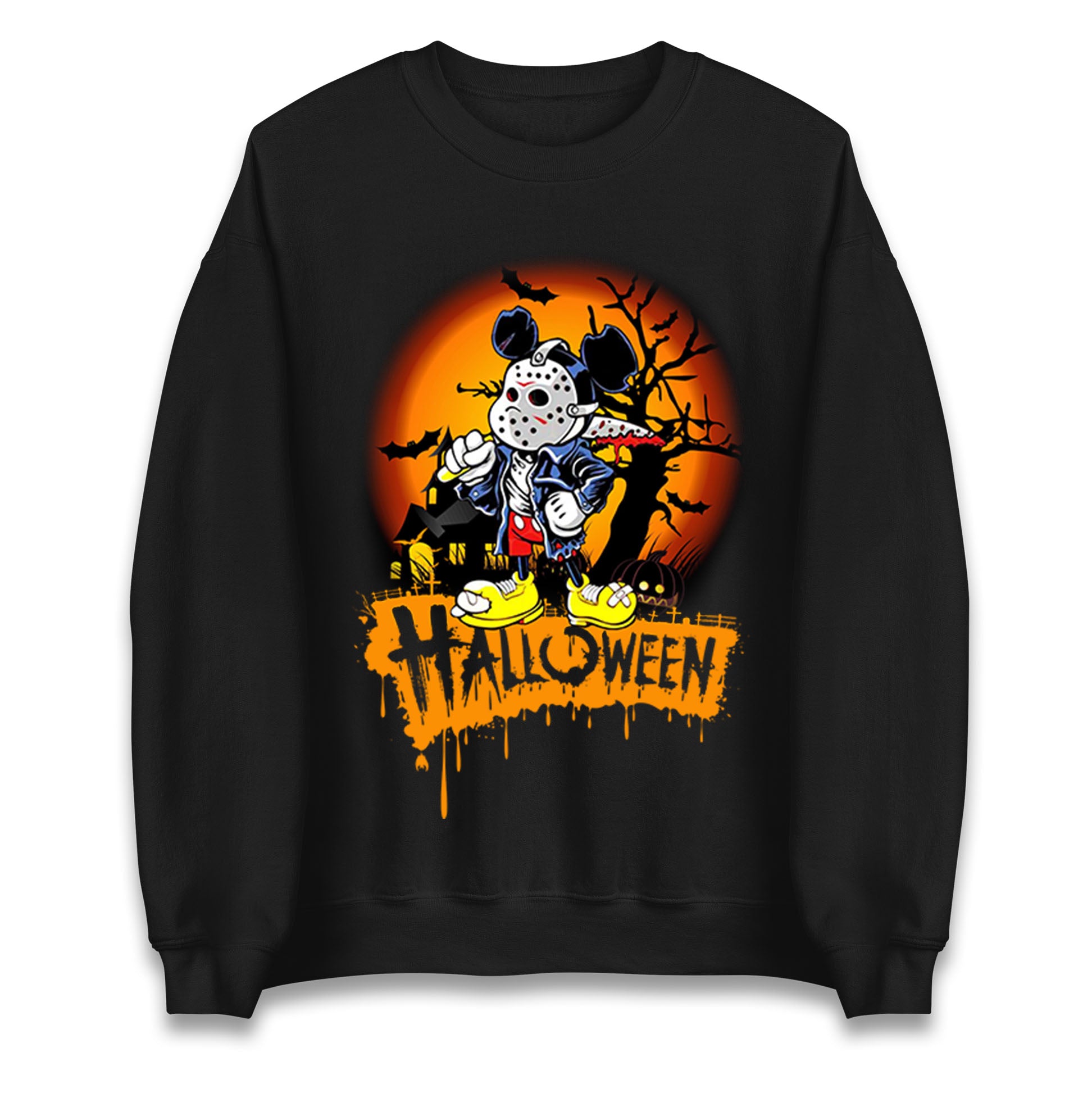 Mickey Mouse Haunted Halloween Sweatshirt
