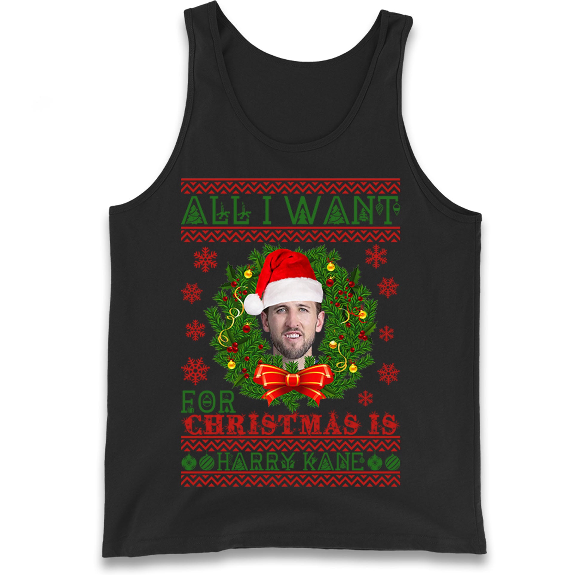 harry kane christmas tank top