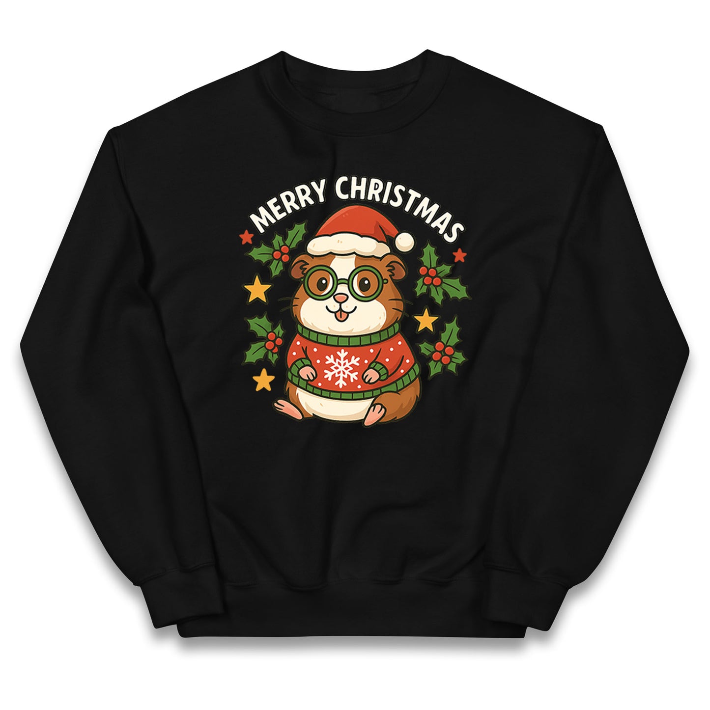 Guinea Pig Christmas Kids Jumper