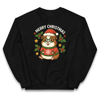 Guinea Pig Christmas Kids Jumper