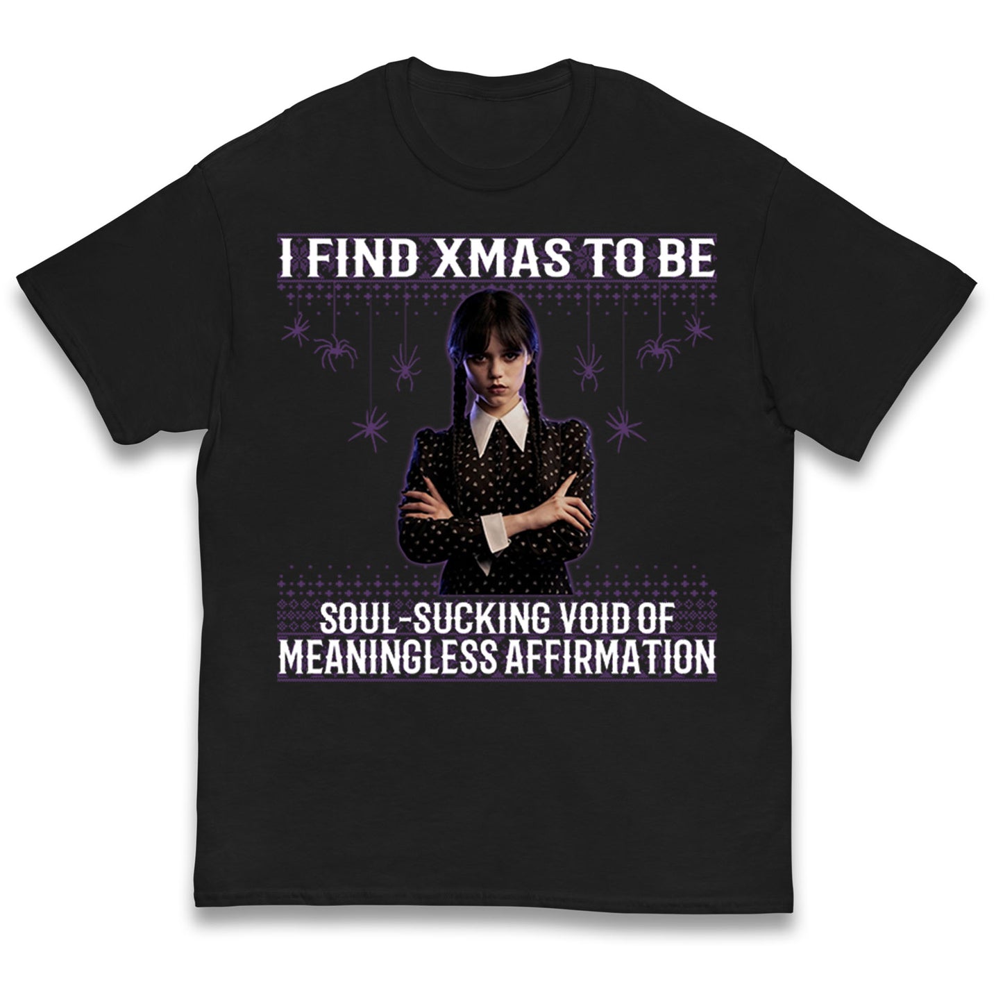 Wednesday Christmas Kids T Shirt