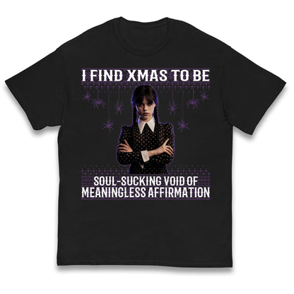 Wednesday Christmas Kids T Shirt