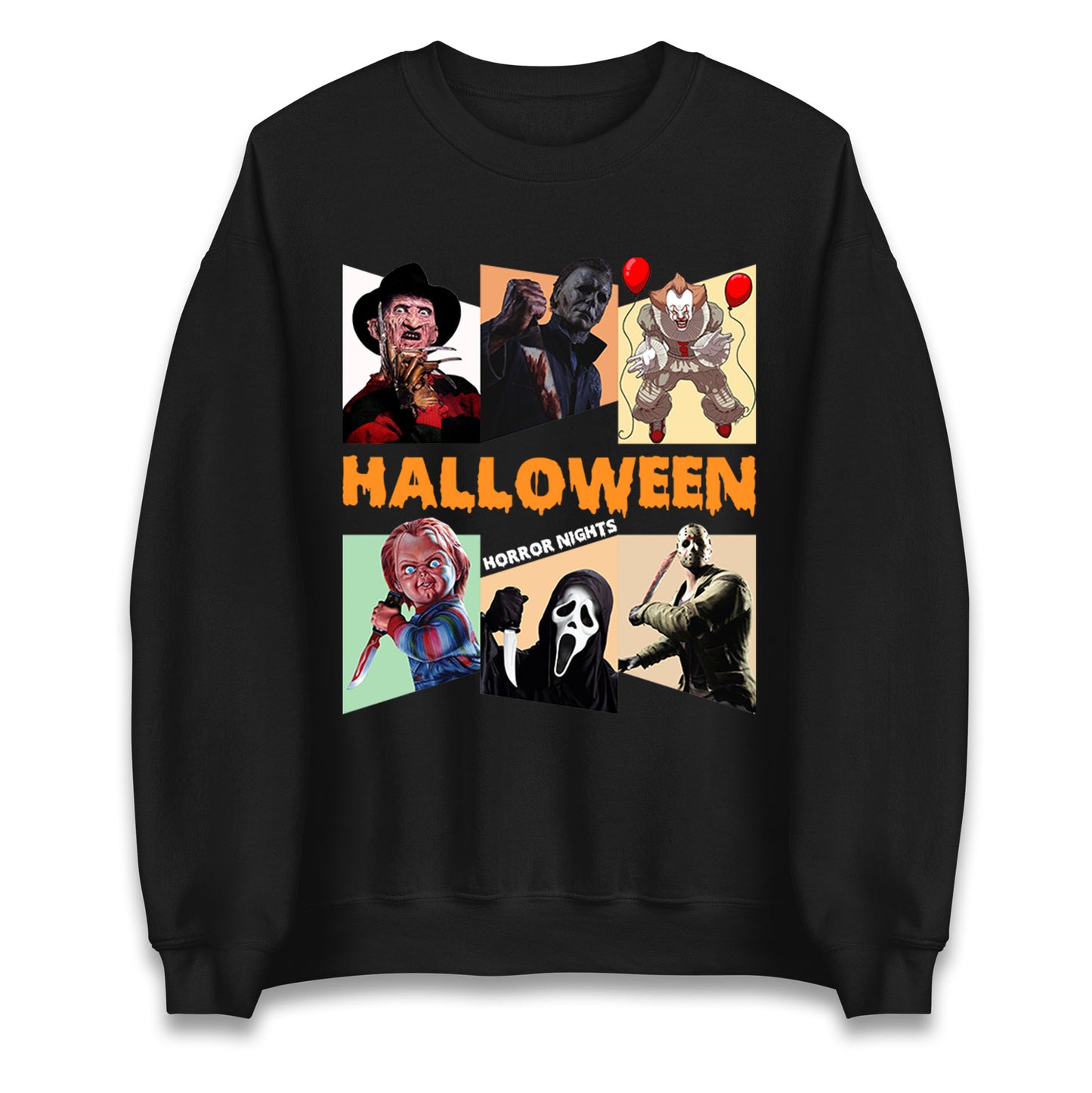 Horror Characters Halloween Horror Nights Unisex Sweatshirt