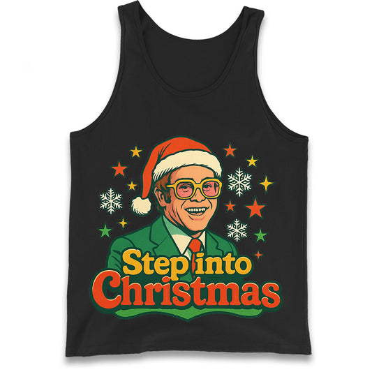 Elton John Christmas Tank Top