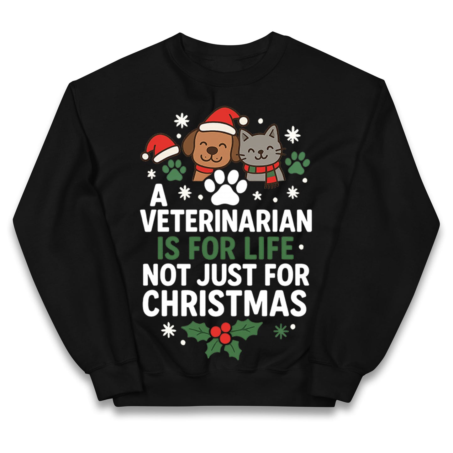 Veterinarian Christmas Kids Jumper
