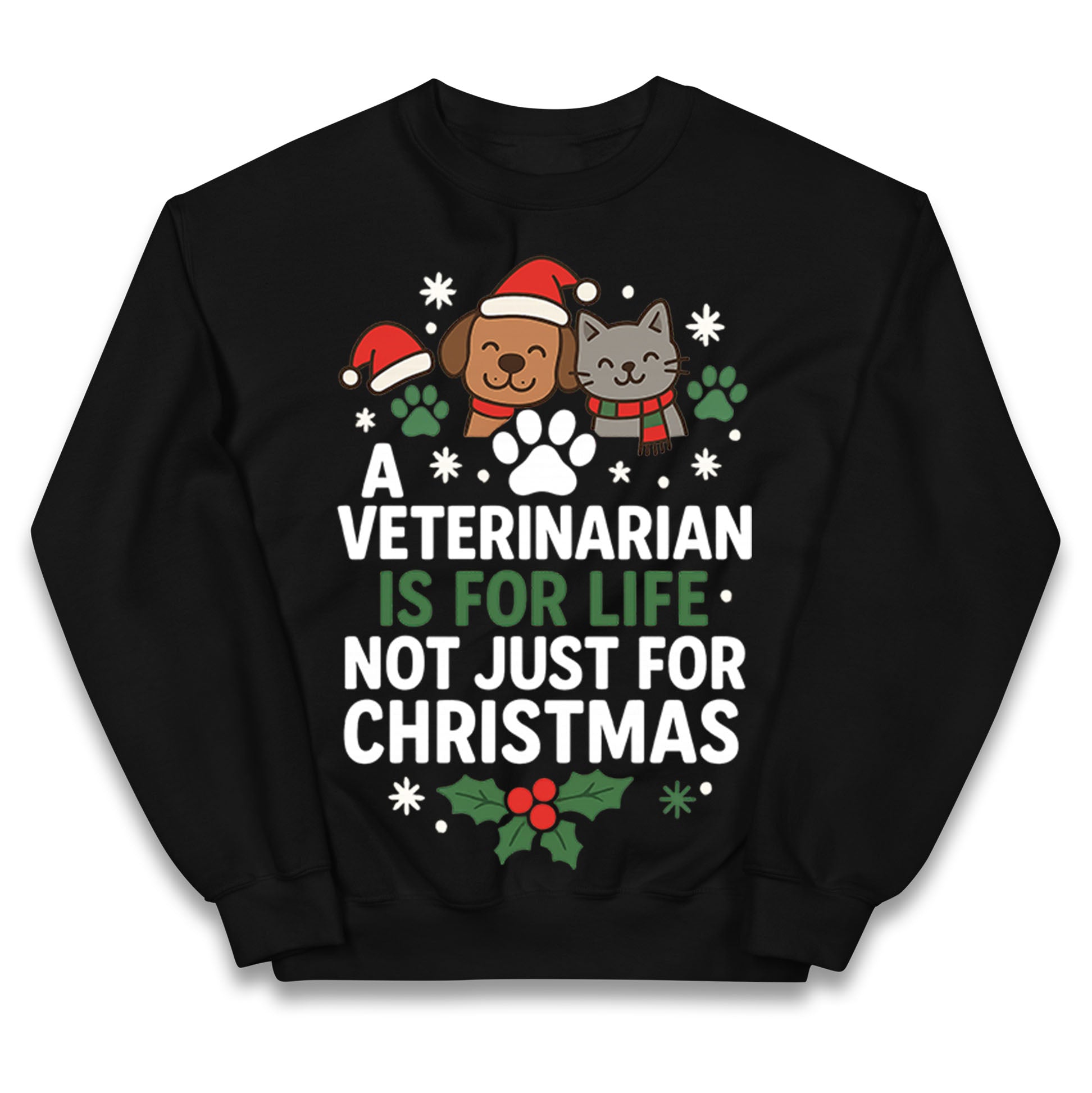 Veterinarian Christmas Kids Jumper