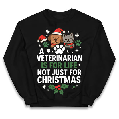 Veterinarian Christmas Kids Jumper