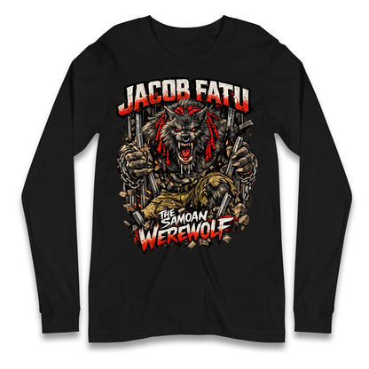 Jacob Fatu The Samoan Werewolf Long Sleeve Shirt