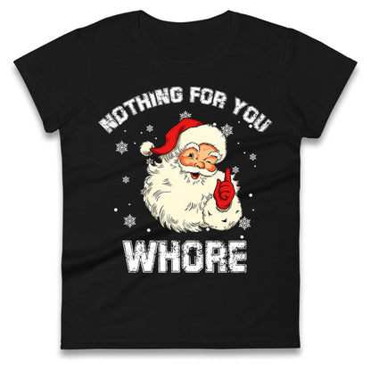 Christmas Whore Ladies T Shirt