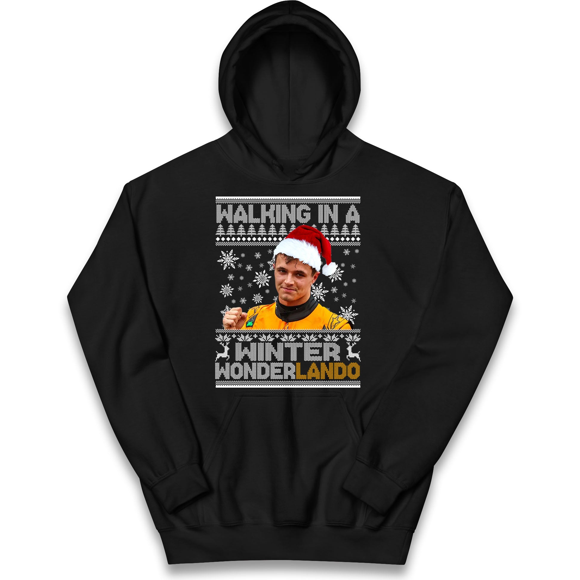 Lando Norris Christmas Kids Hoodie