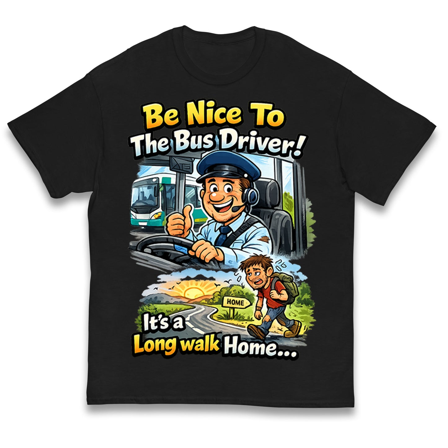 Bus Driver Kids T Shirt