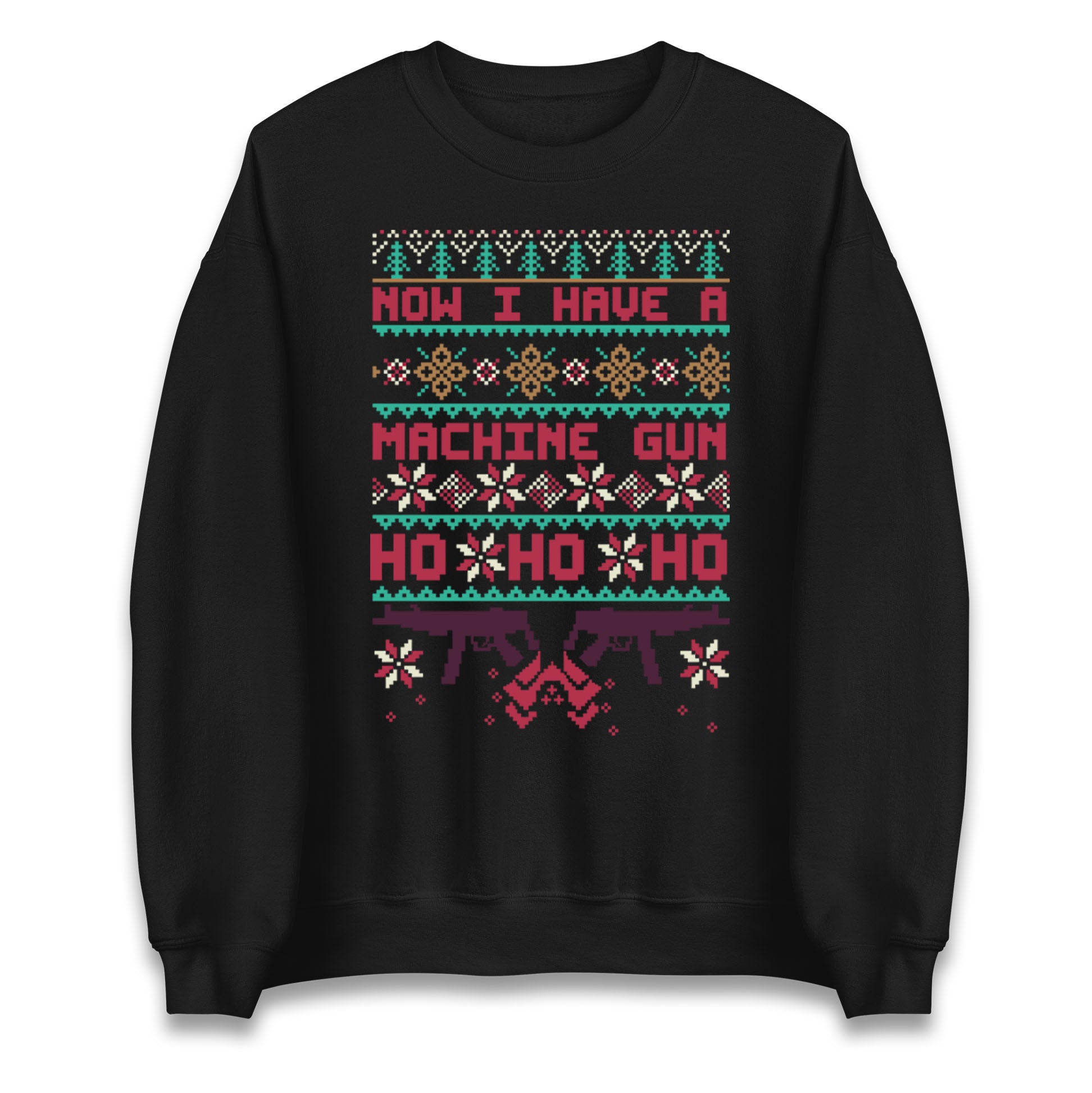 Now I Have A Machine Gun Christmas Jumper