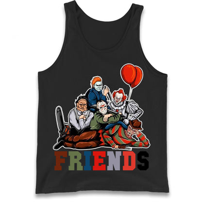 Horror Vintage Characters Friends Tank Top
