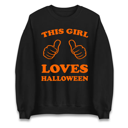 This Girl Loves Halloween Sweatshirt
