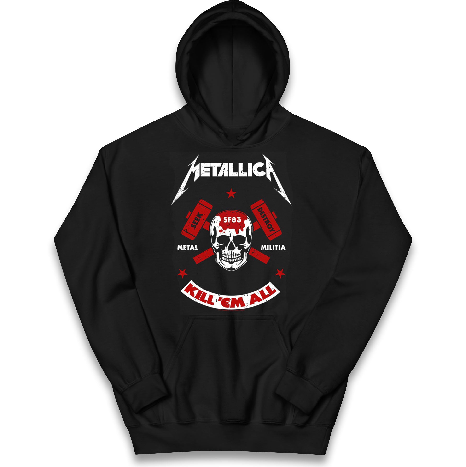 Metallica Seek Destroy Kids Hoodie 