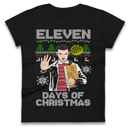 Eleven Christmas Ladies T Shirt