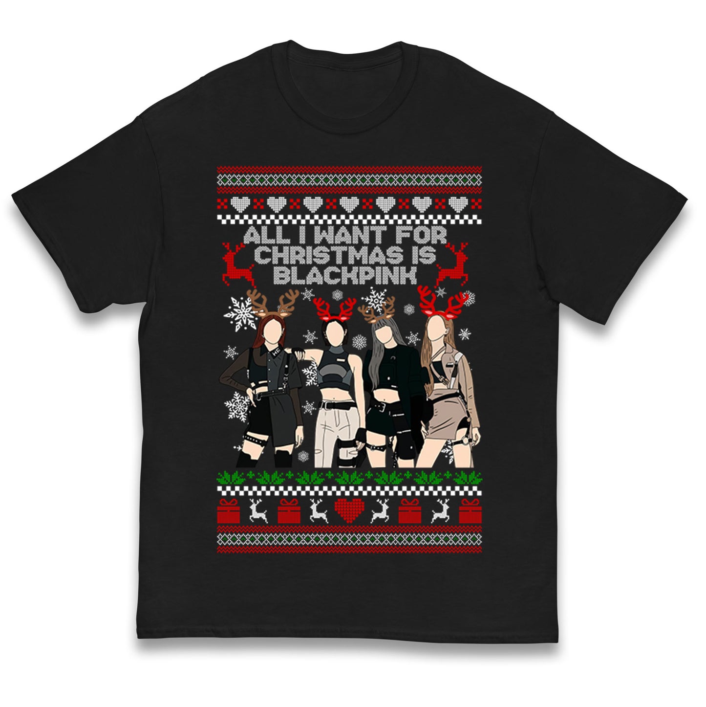 BlackPink Christmas Kids T Shirt