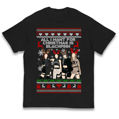 BlackPink Christmas Kids T Shirt