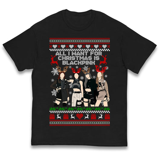 BlackPink Christmas Kids T Shirt