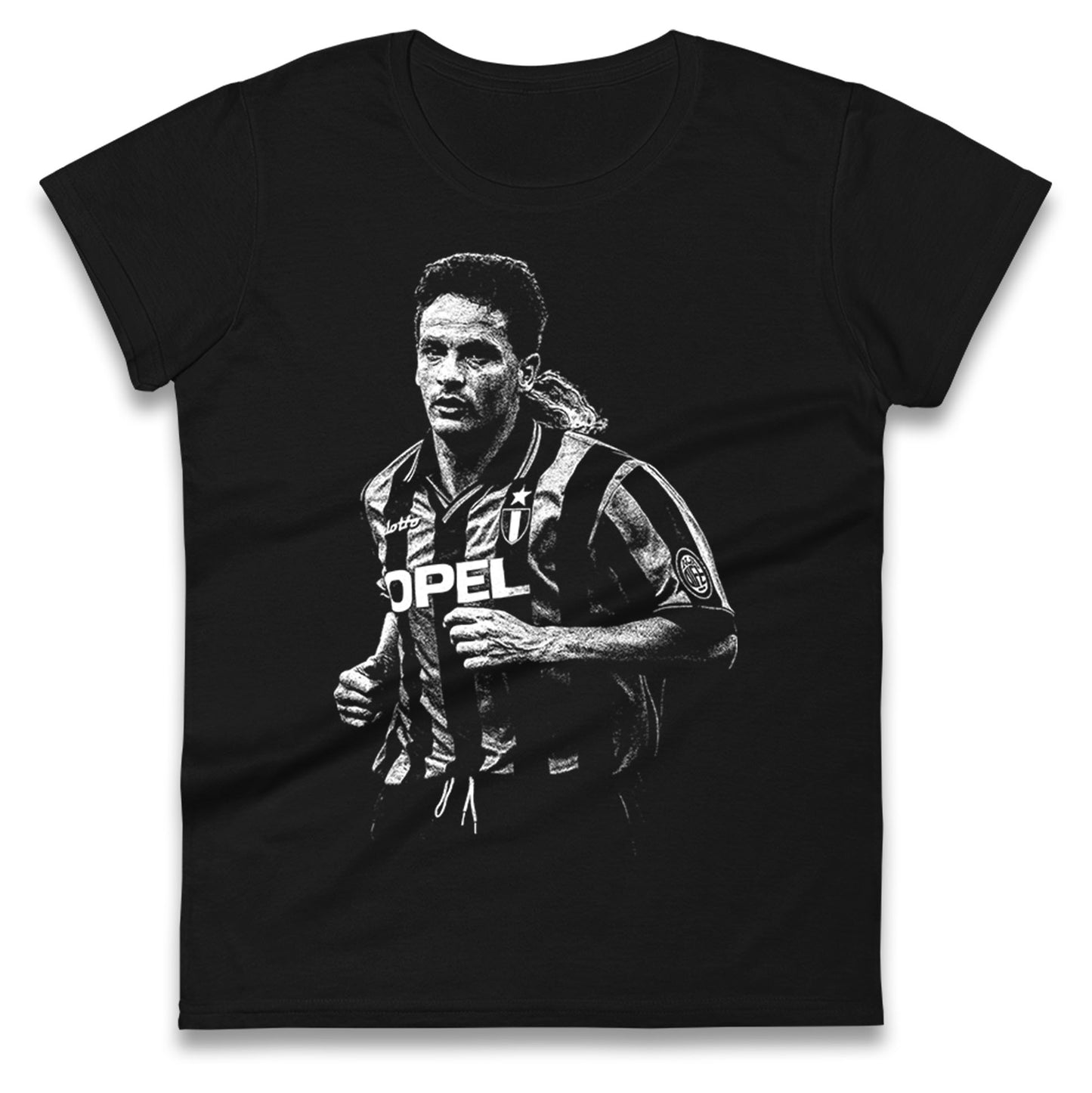 Roberto Baggio Italy Ladies T Shirt