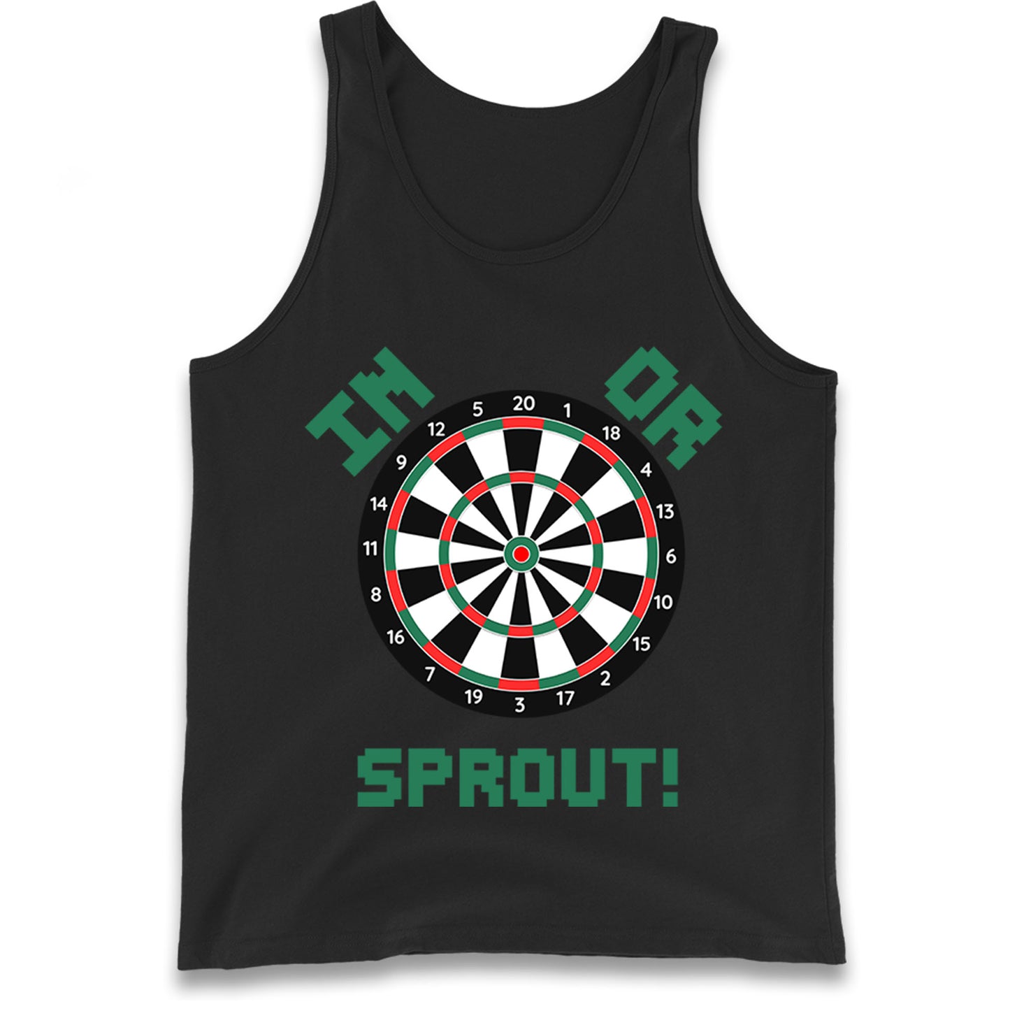 dartboard christmas tank top