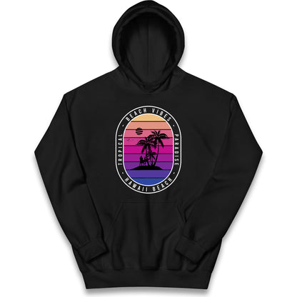 Hawaii Beach Kids Hoodie