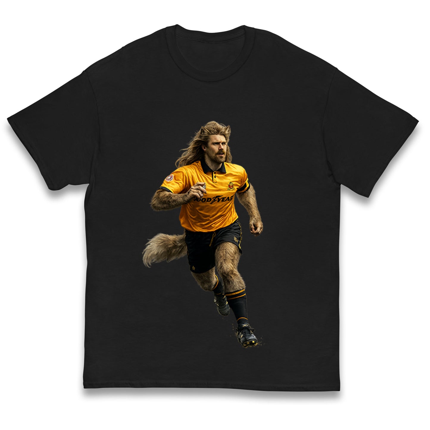 Retro John The Wolf Wolves Football Kids T Shirt 