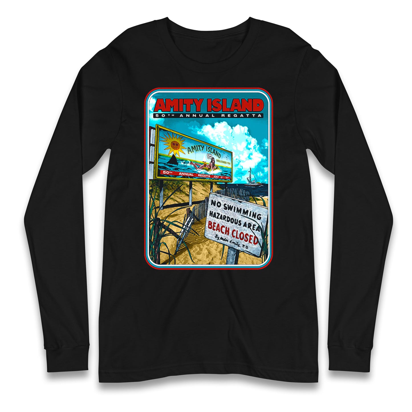 Jaws Longsleeve T Shirt