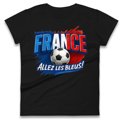 France Retro World Cup Ladies T Shirt