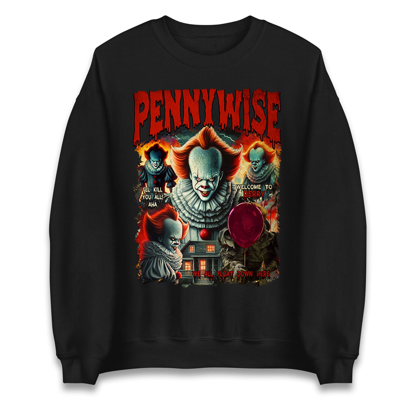 The Clown Pennywise Halloween Bootleg Unisex Sweatshirt