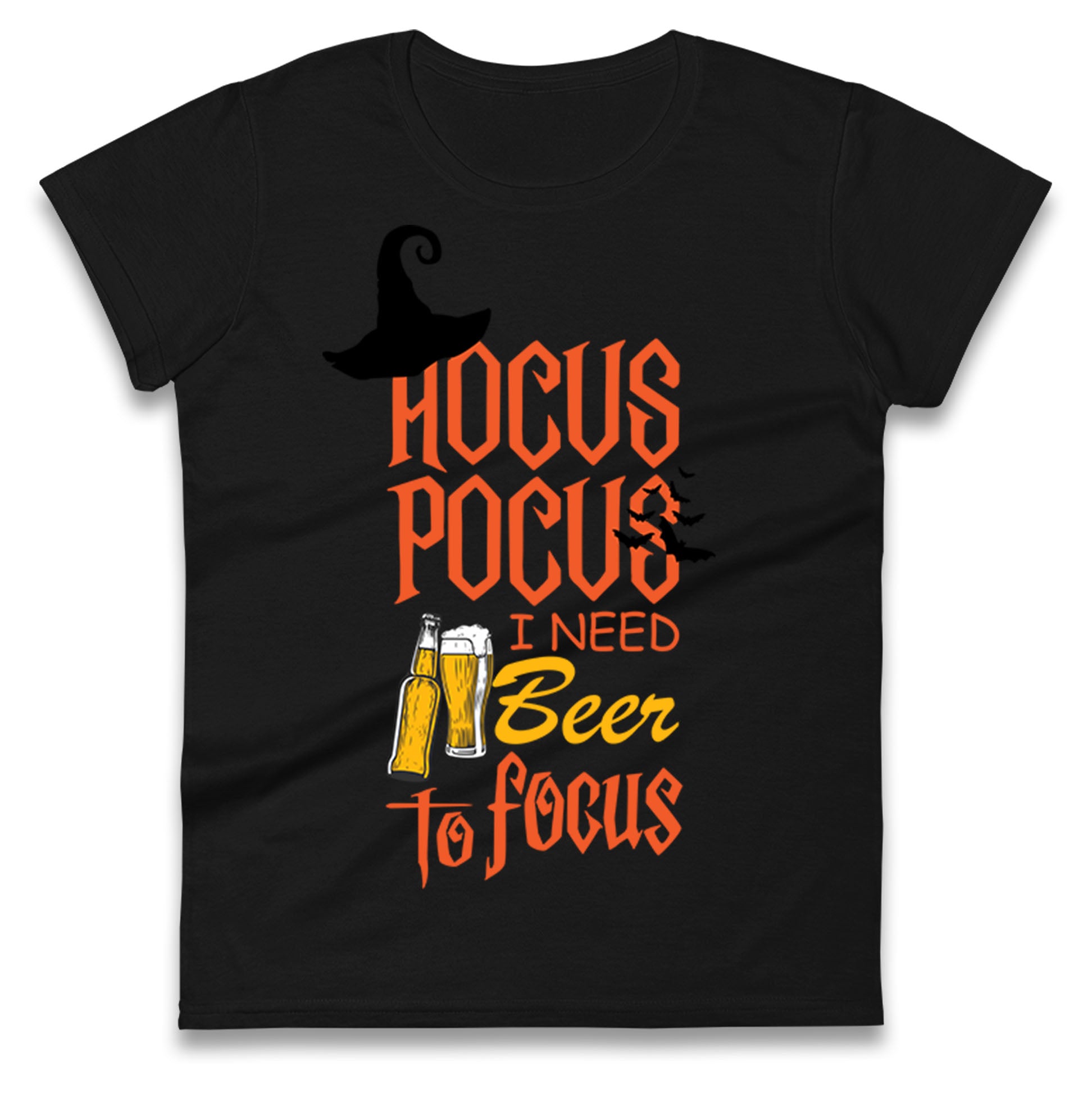 Hocus Pocus I Need Beer To Focus Halloween t shirt
