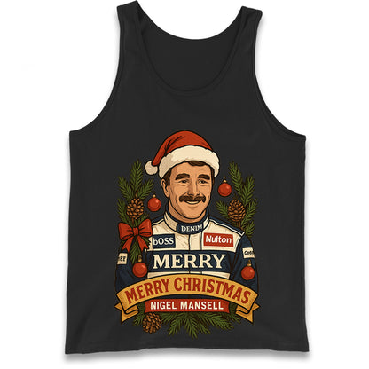 Nigel Mansell Christmas Tank Top