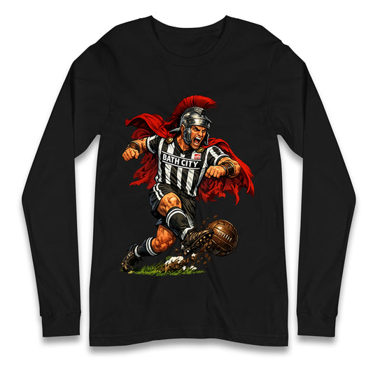 Retro Bath City Football Longsleeve T Shirt